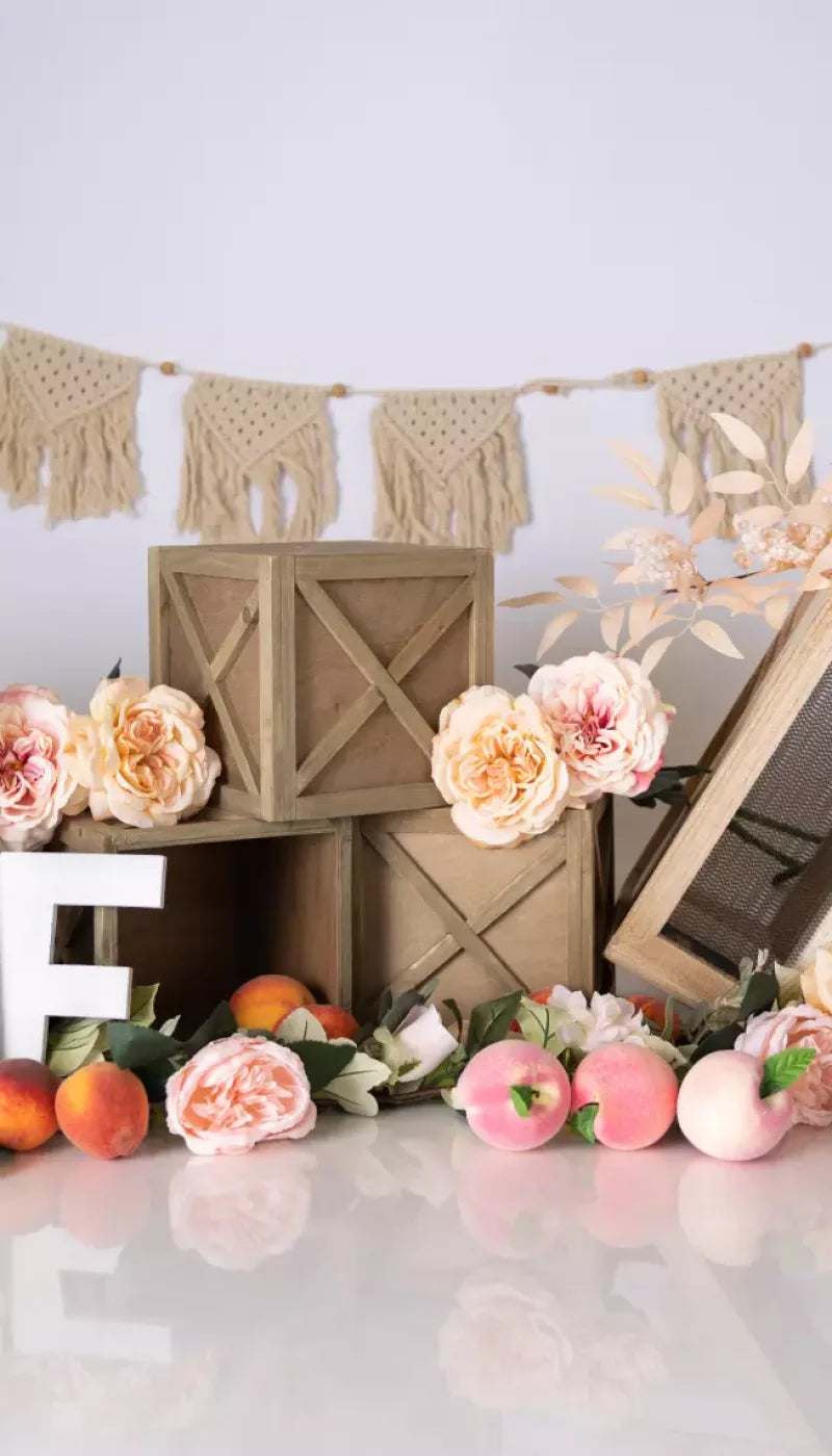 One Sweet Peach 8’X14’ Ultracloth (96 X 168 Inch) Backdrop