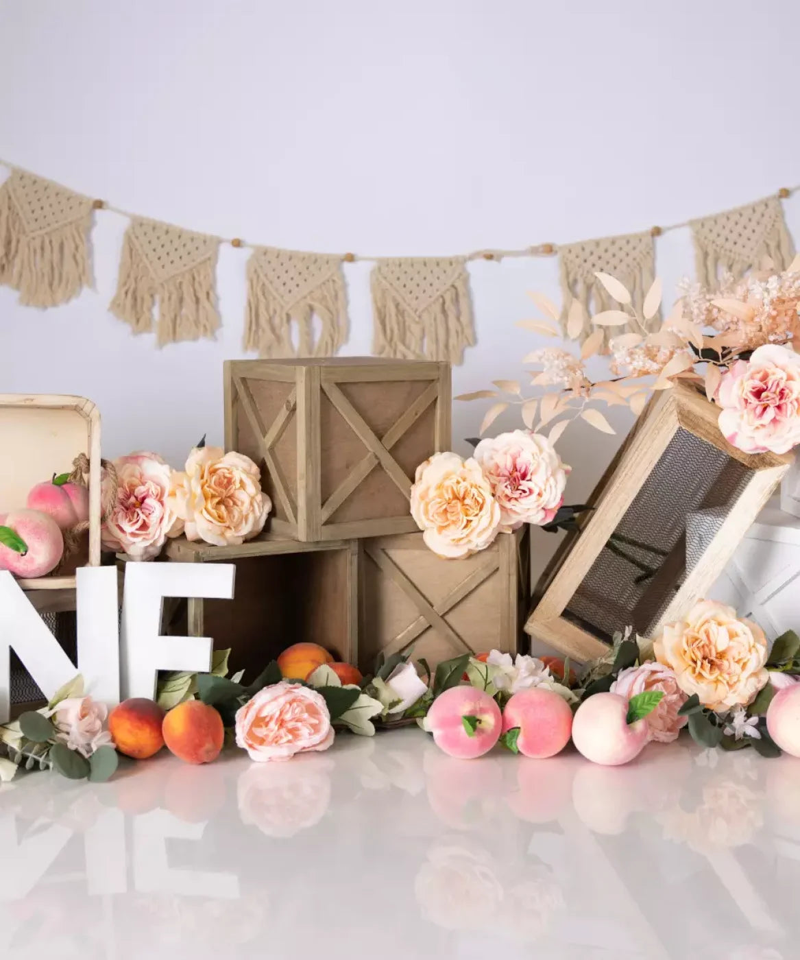 One Sweet Peach 10’X12’ Ultracloth (120 X 144 Inch) Backdrop