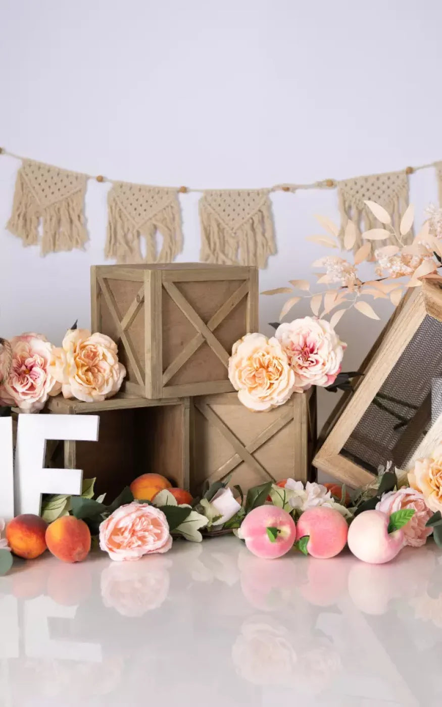 One Sweet Peach 5’X8’ Ultracloth (60 X 96 Inch) Backdrop