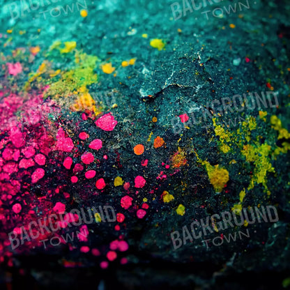 Neon Splatter 10X10 Ultracloth ( 120 X Inch ) Backdrop