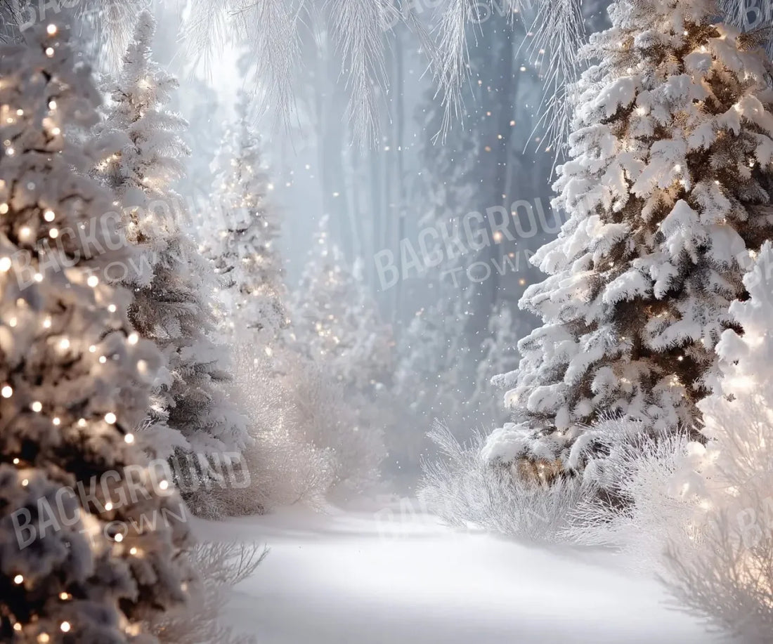 Opening In The Winter Pines 5’x4’2 Fleece (60 x 50 inch) Backdrop