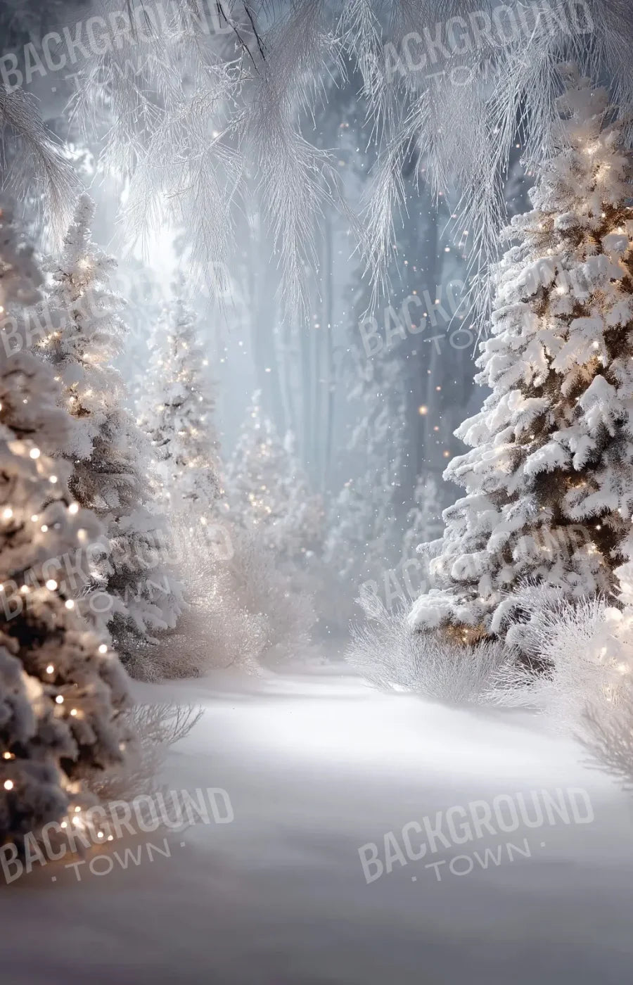 Opening In The Winter Pines 9’x14’ UltraCloth (108 x 168 inch) Backdrop