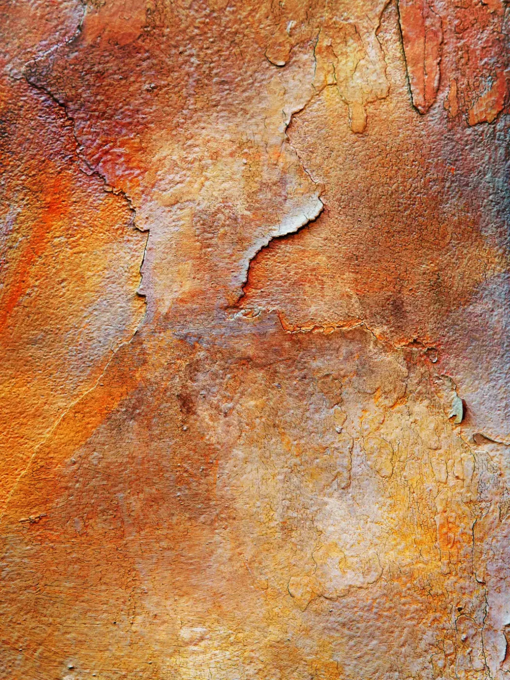 Orange Stone 5X68 Fleece ( 60 X 80 Inch ) Backdrop