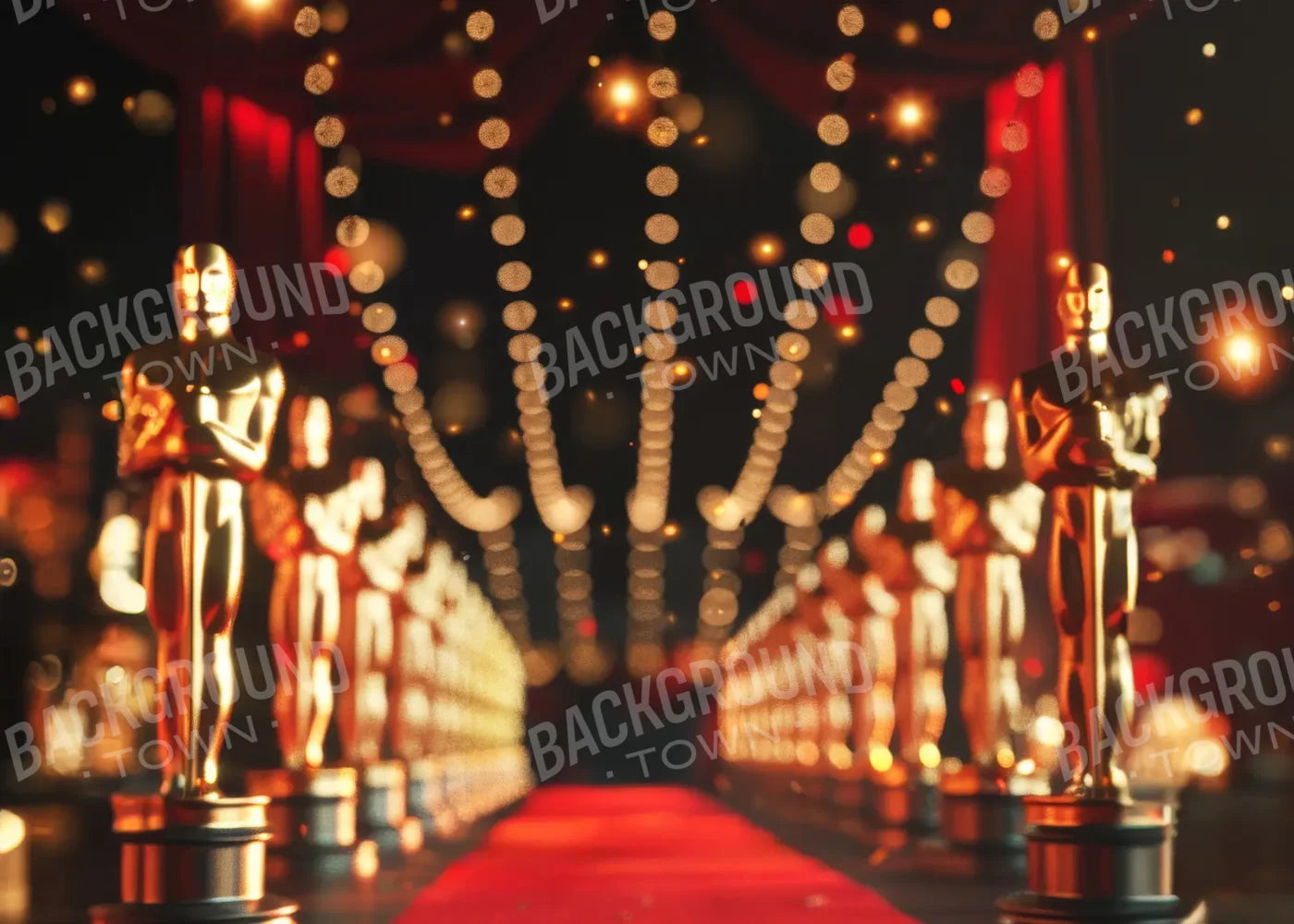 Oscar Night Red Carpet 7’x5’ UltraCloth (84 x 60 inch) Backdrop
