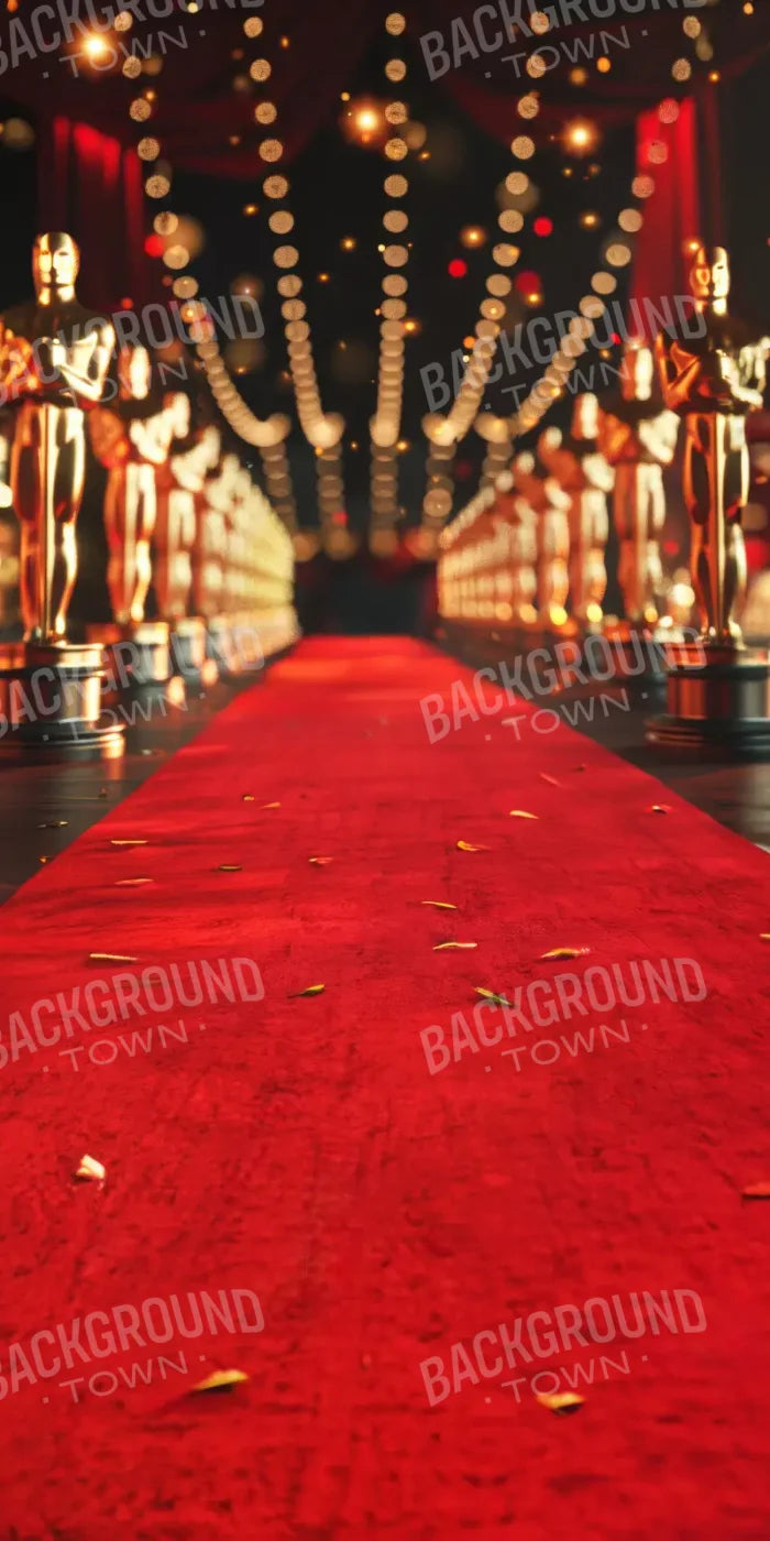 Oscar Night Red Carpet Sweep 8’x16’ UltraCloth (96 x 192 inch) Backdrop