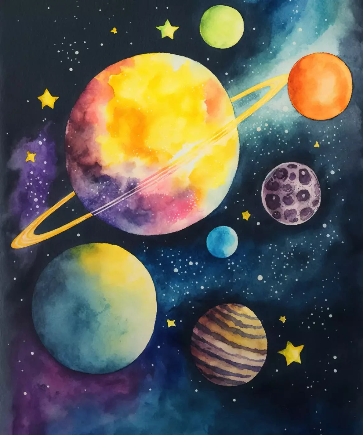 Over Space 10’X12’ Ultracloth (120 X 144 Inch) Backdrop