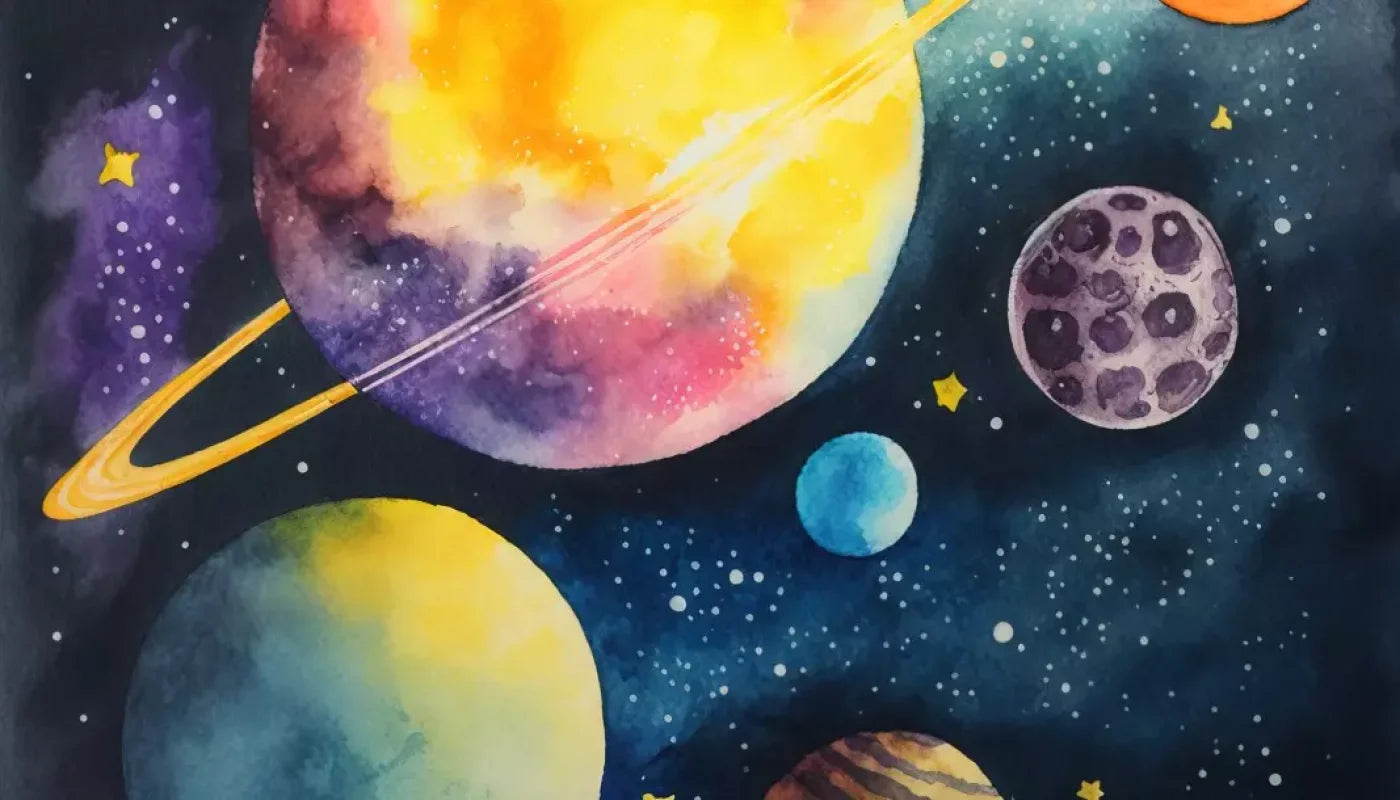 Over Space 14’X8’ Ultracloth (168 X 96 Inch) Backdrop