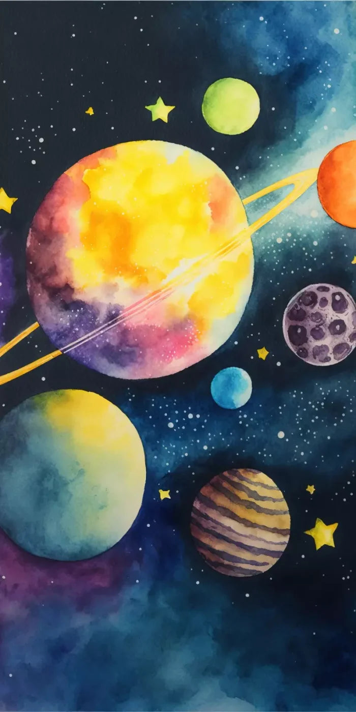 Over Space 8’X16’ Ultracloth (96 X 192 Inch) Backdrop