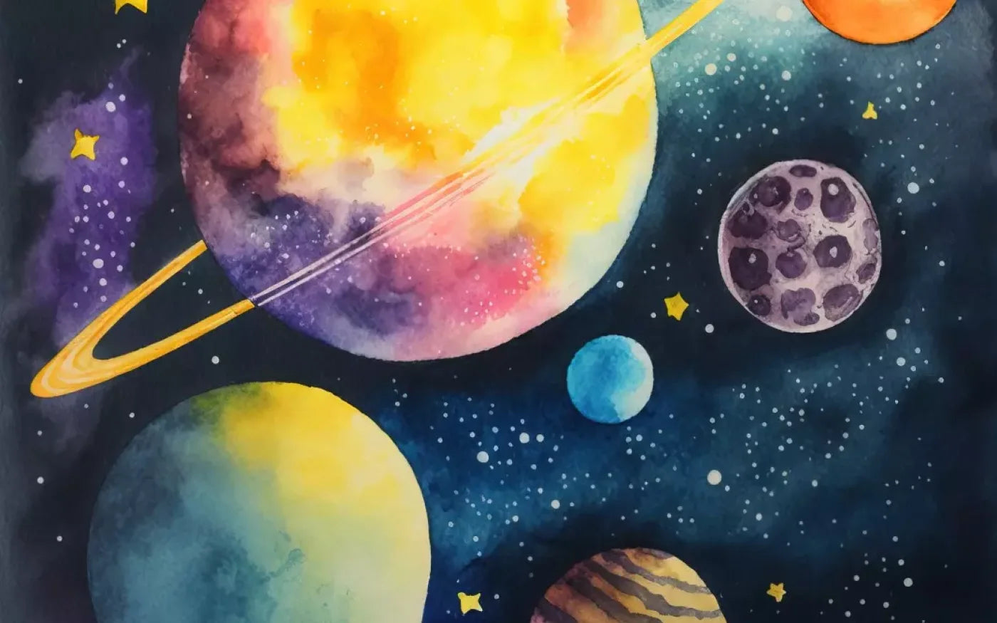 Over Space 8’X5’ Ultracloth (96 X 60 Inch) Backdrop