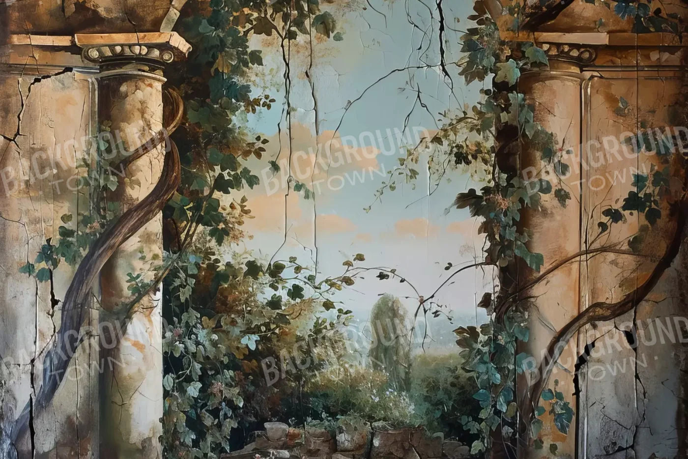 Overtaking Secret Garden 12’X8’ Ultracloth (144 X 96 Inch) Backdrop