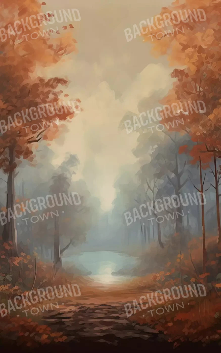 Painted Autumn Clearing 5’X8’ Ultracloth (60 X 96 Inch) Backdrop