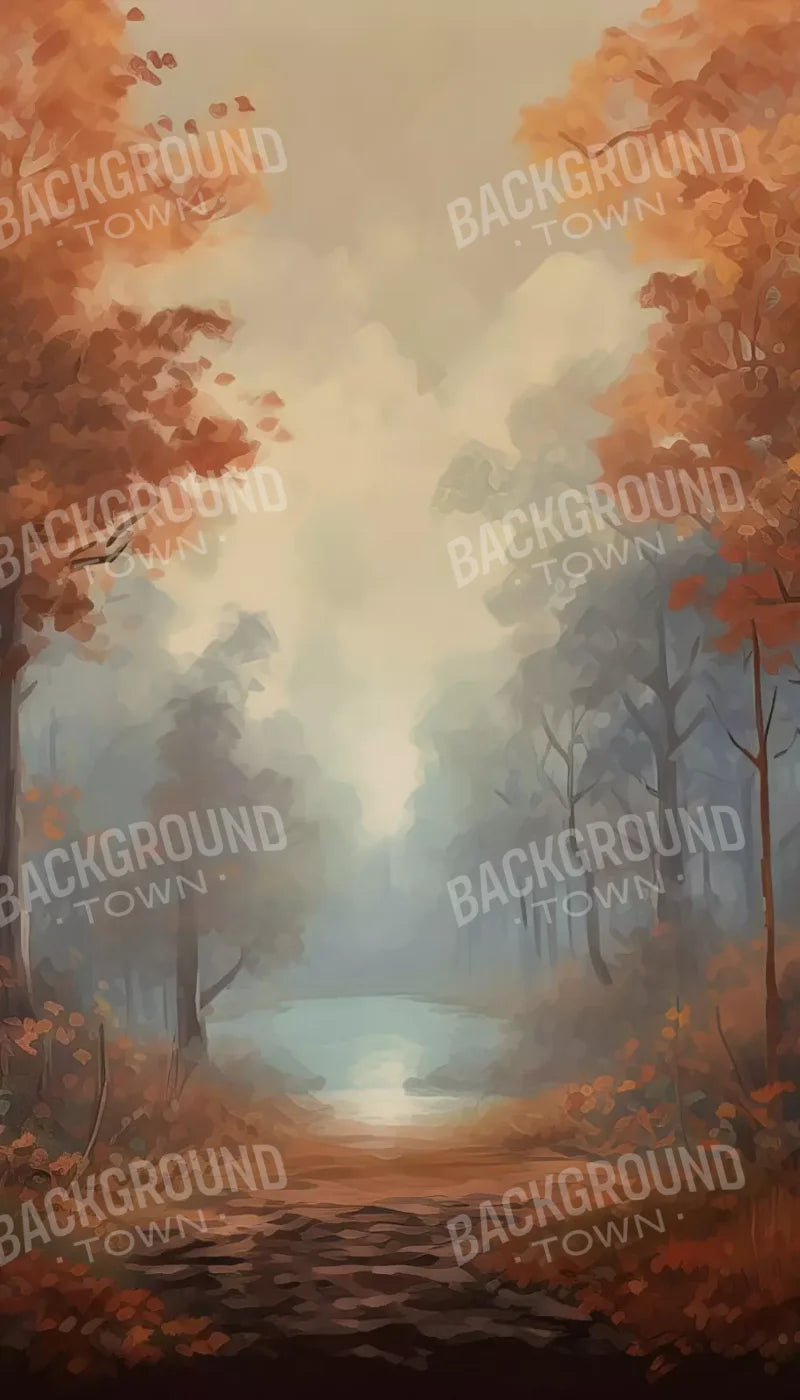 Painted Autumn Clearing 8’X14’ Ultracloth (96 X 168 Inch) Backdrop