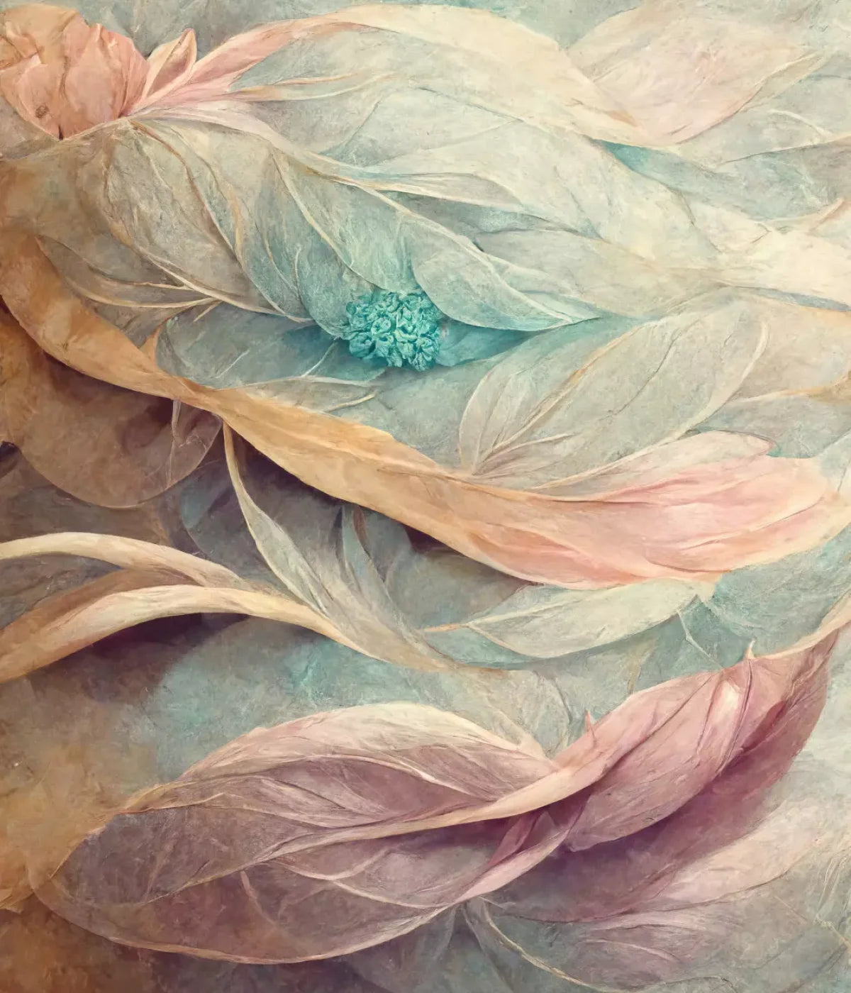 Painted Feathers 10X12 Ultracloth ( 120 X 144 Inch ) Backdrop