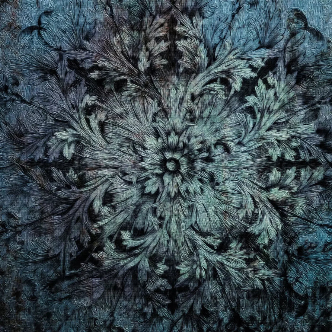 Painted Foilage 10X10 Ultracloth ( 120 X Inch ) Backdrop