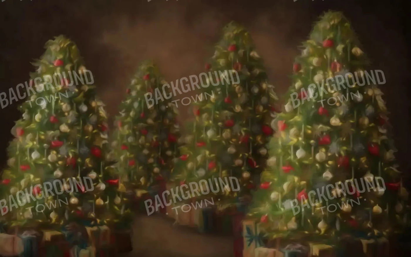 Painted Trees 14X9 Ultracloth ( 168 X 108 Inch ) Backdrop