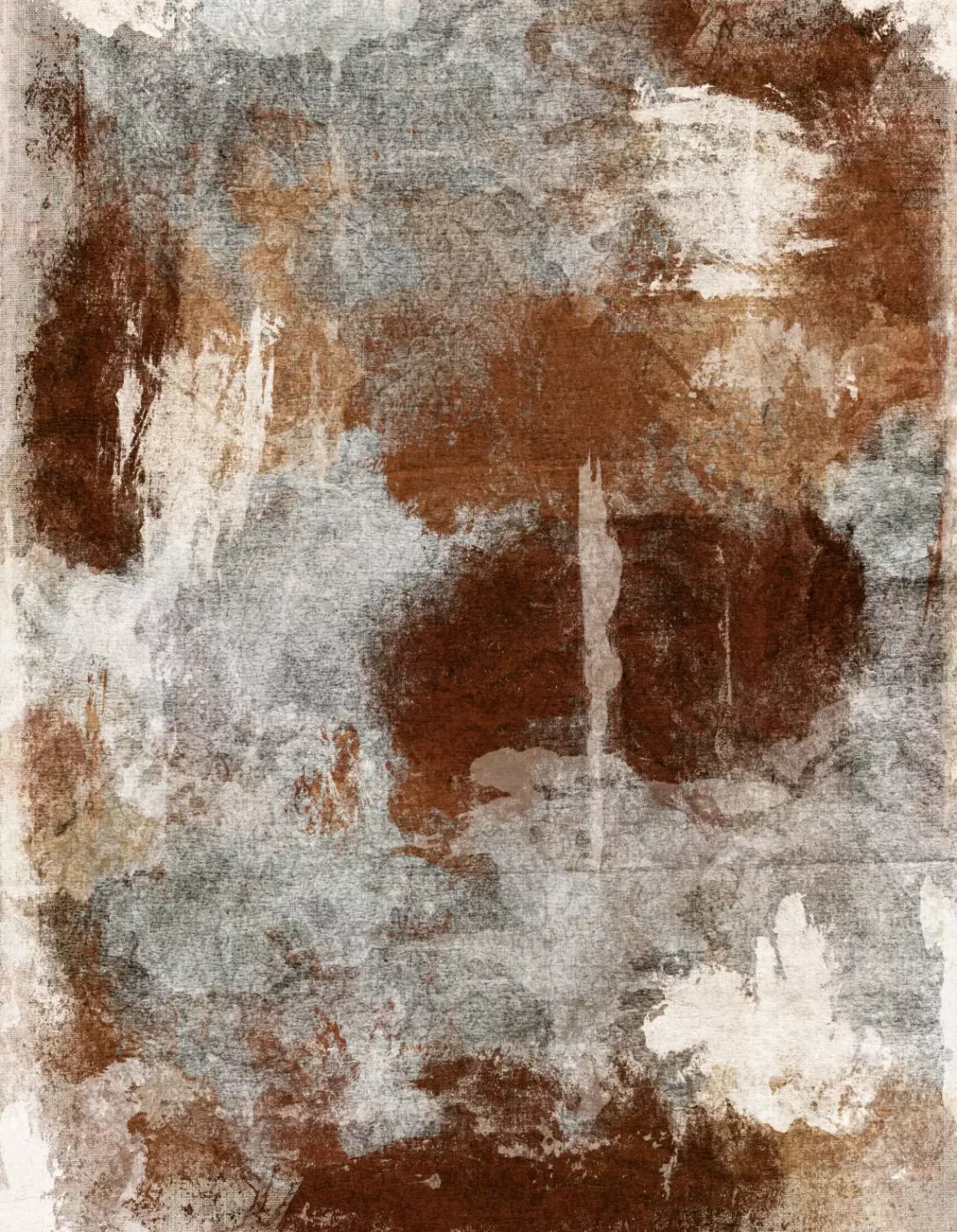 Painted Western 6X8 Fleece ( 72 X 96 Inch ) Backdrop