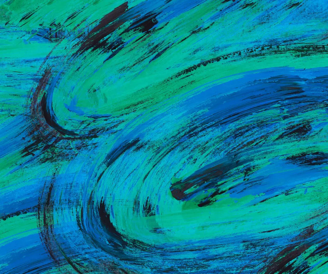 Painterblues 5X42 Fleece ( 60 X 50 Inch ) Backdrop