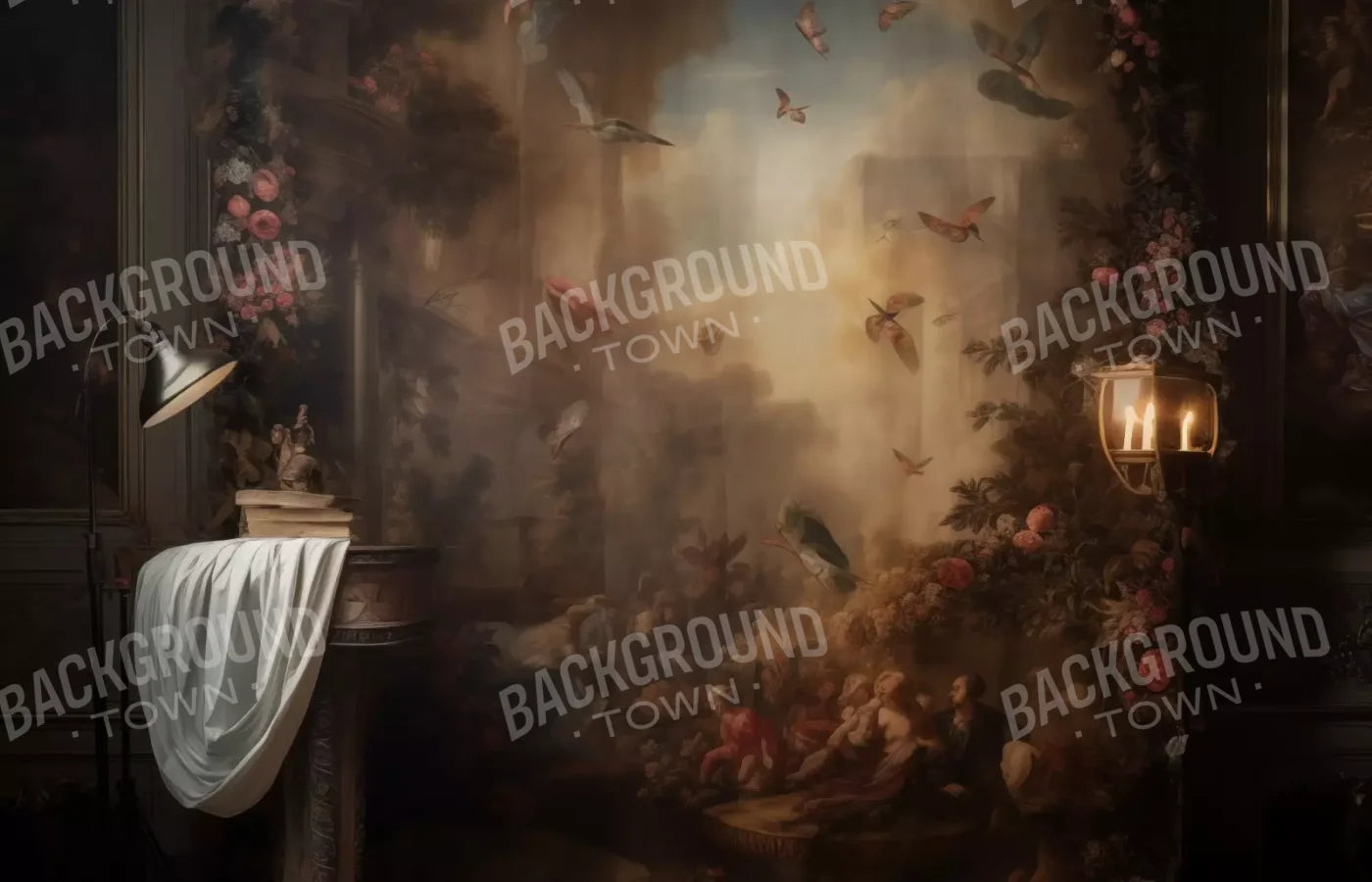 Painting In The Office 14’X9’ Ultracloth (168 X 108 Inch) Backdrop