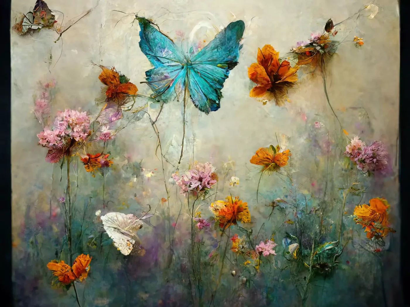 Paper Morpho 6’8X5’ Fleece (80 X 60 Inch) Backdrop