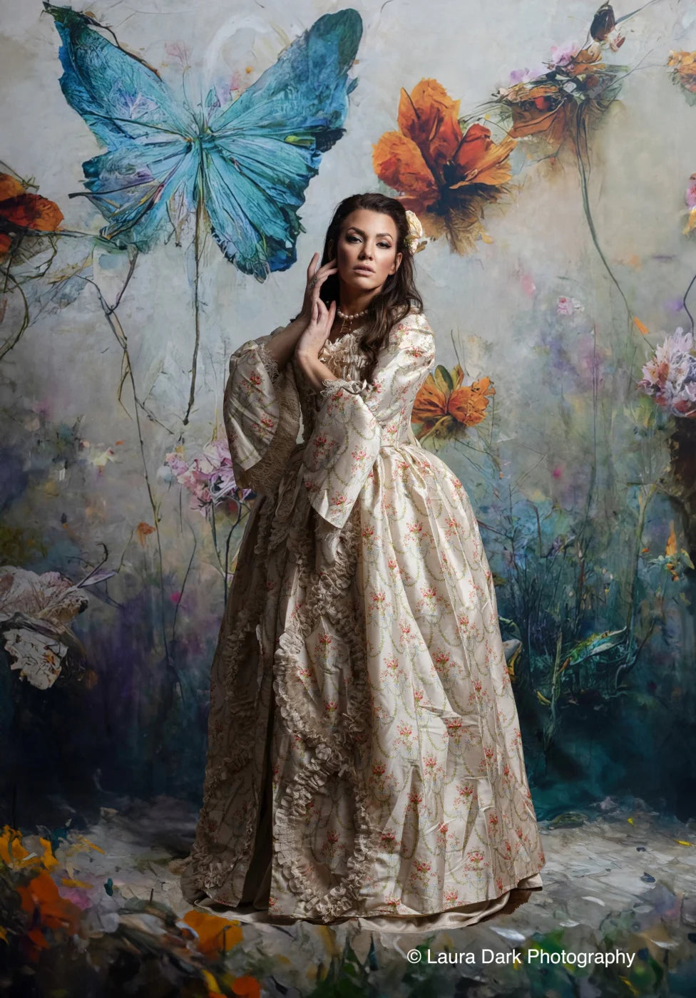 Paper Morpho Backdrop