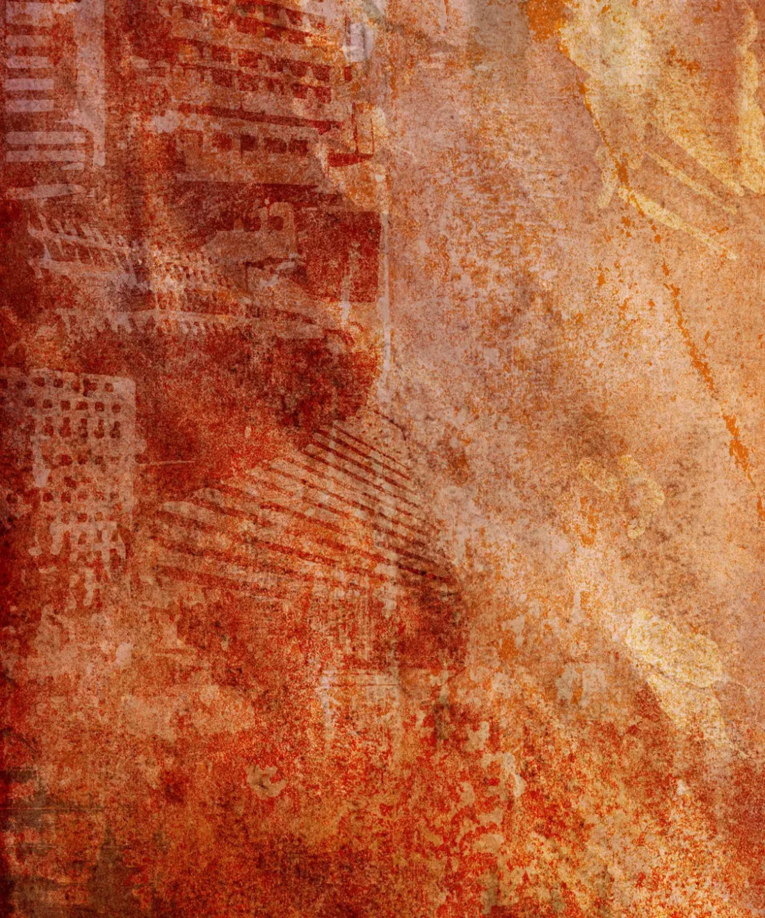 Orange Urban Grunge Backdrop for Photography