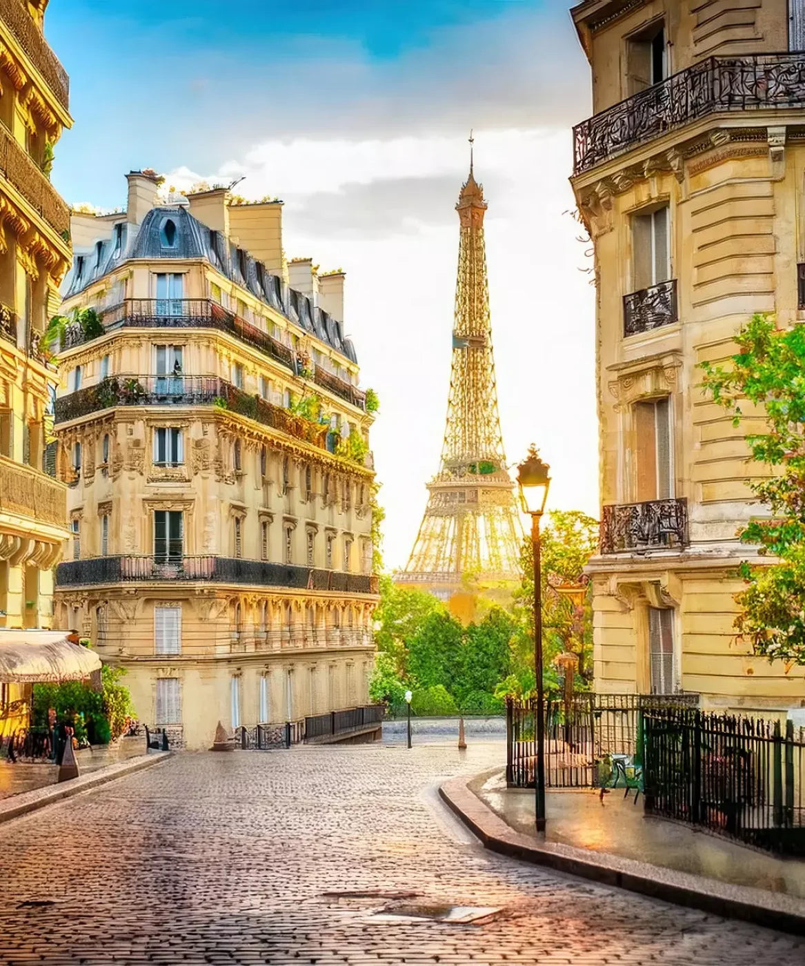 Paris Street Corner Backdrop