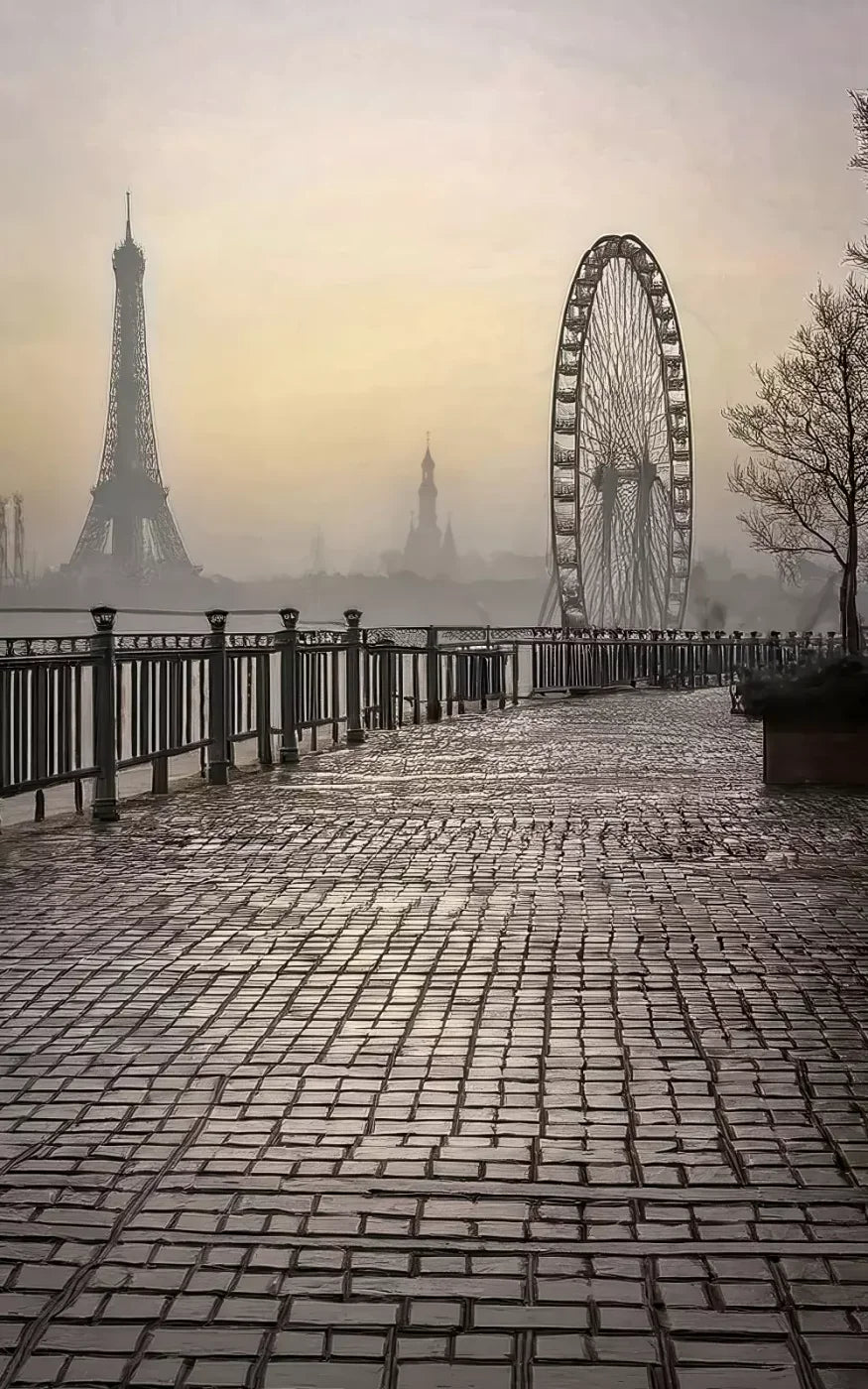 Evening View in Paris 10’x16’ UltraCloth (120 x 192 inch) Backdrop