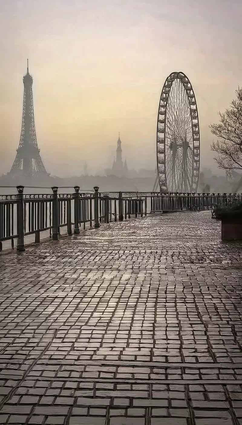 Evening View in Paris 8’x14’ UltraCloth (96 x 168 inch) Backdrop