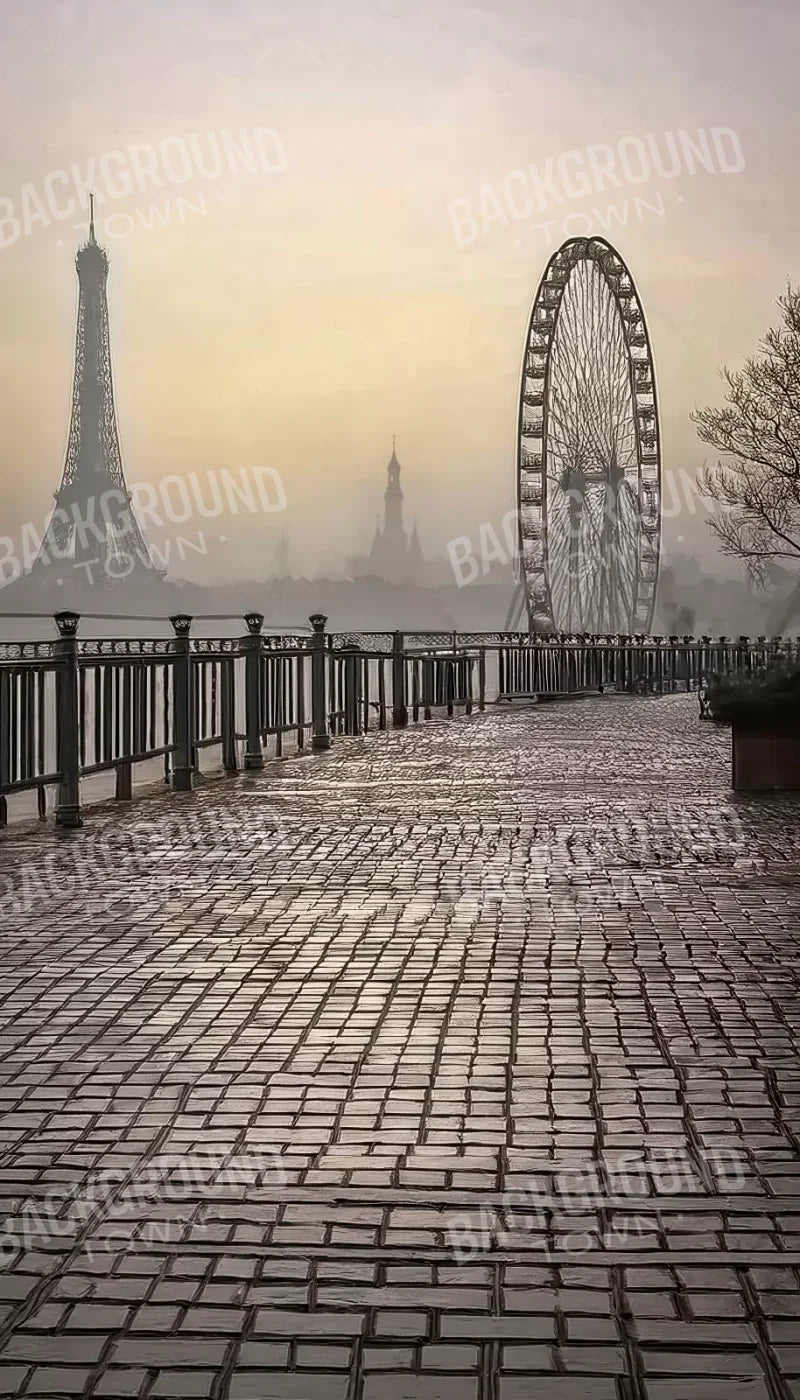 Evening View in Paris 8’x14’ UltraCloth (96 x 168 inch) Backdrop