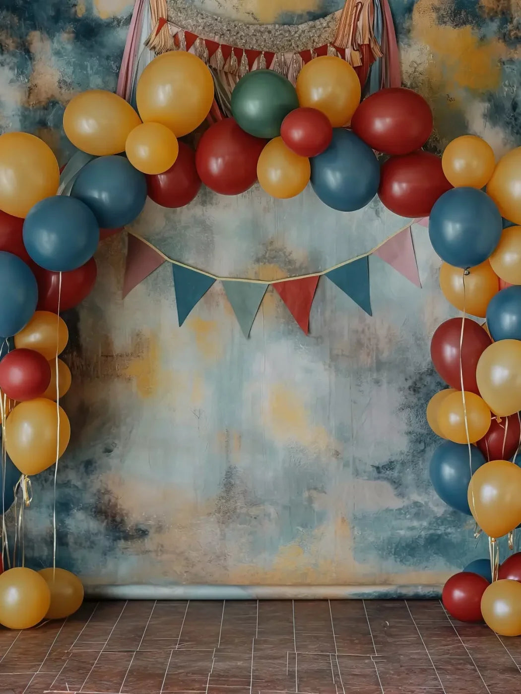 Party Arch 6’X8’ Fleece (72 X 96 Inch) Backdrop