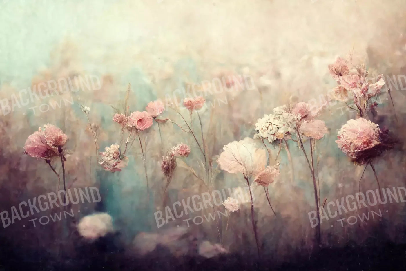 Pastel Fields 8X5 Ultracloth ( 96 X 60 Inch ) Backdrop