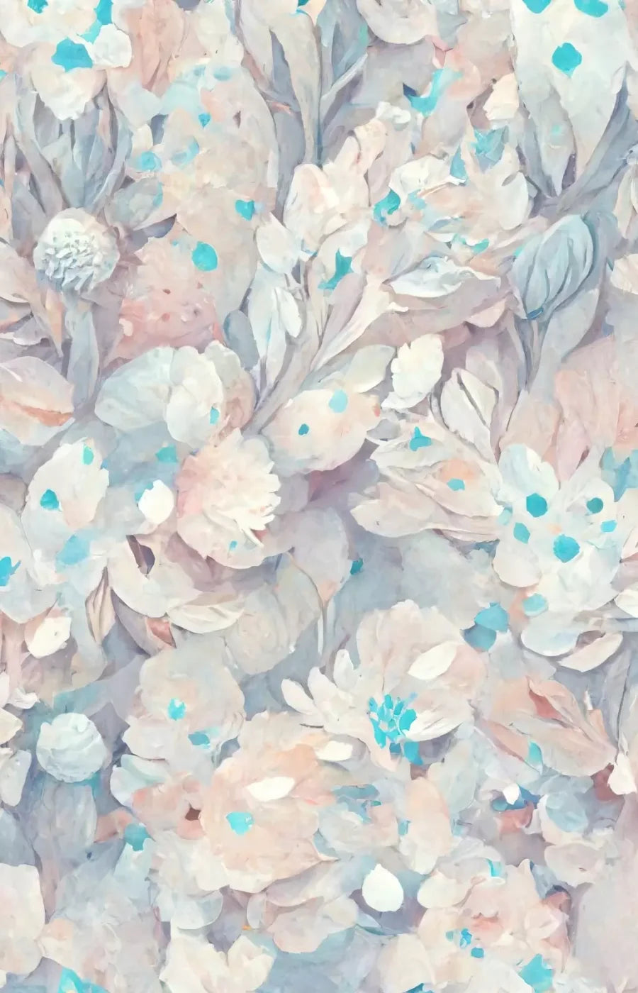 Pastel Floral 8’X12’ Ultracloth (96 X 144 Inch) Backdrop