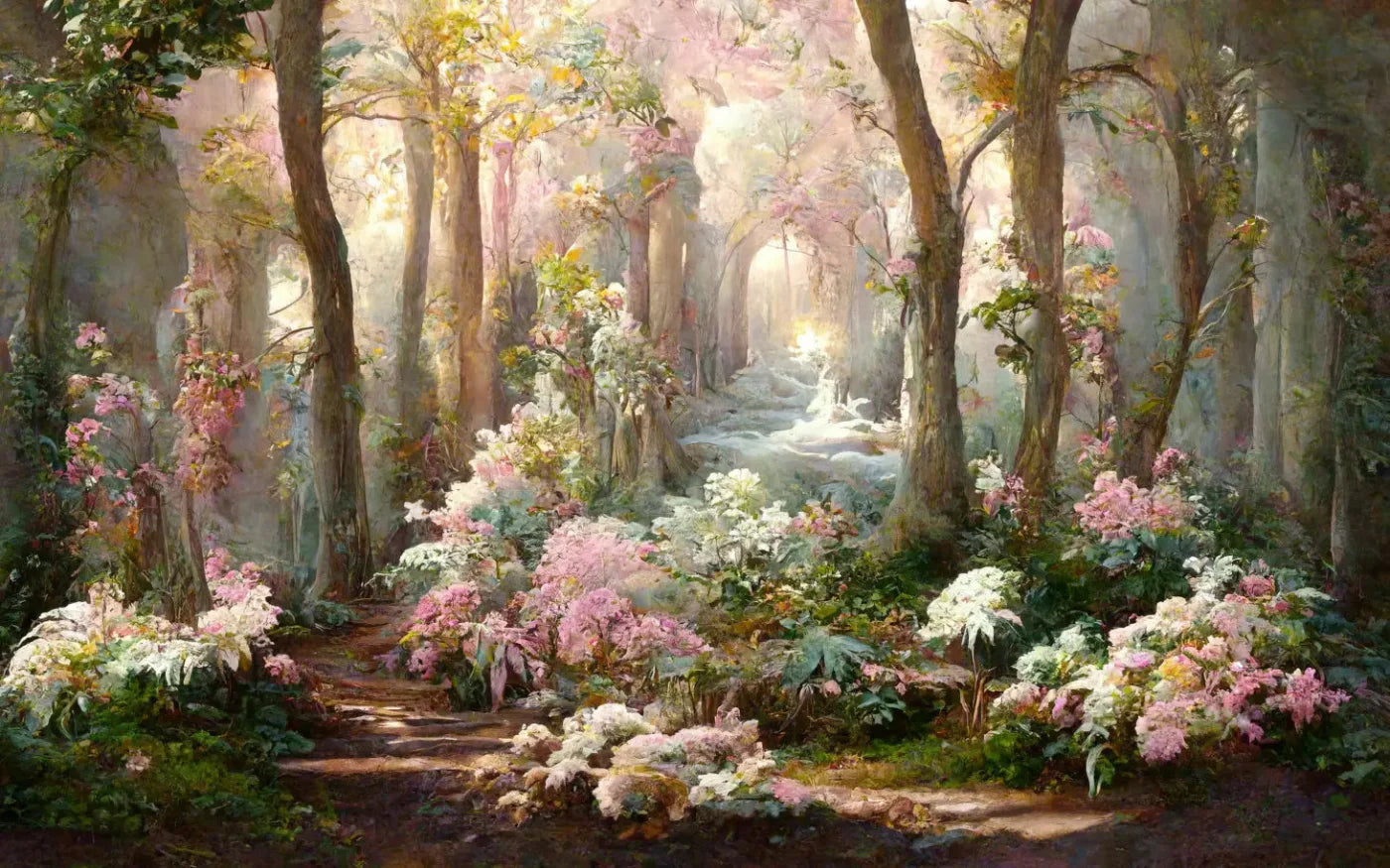 Pastel Forest 14X9 Ultracloth ( 168 X 108 Inch ) Backdrop