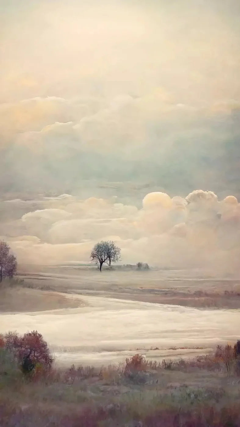 Pastel Landscape I 8X14 Ultracloth ( 96 X 168 Inch ) Backdrop