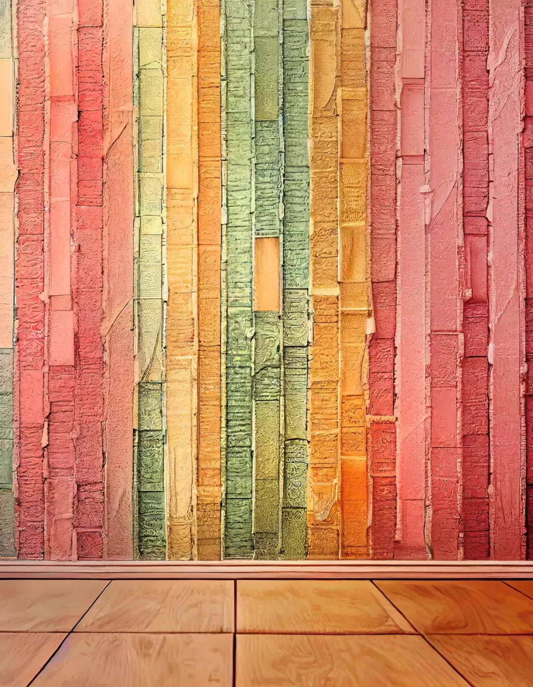 Pastel Wall 6X8 Fleece ( 72 X 96 Inch ) Backdrop