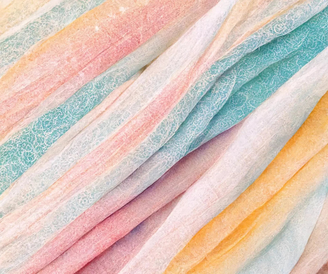 Pastel Wave 2 5X42 Fleece ( 60 X 50 Inch ) Backdrop