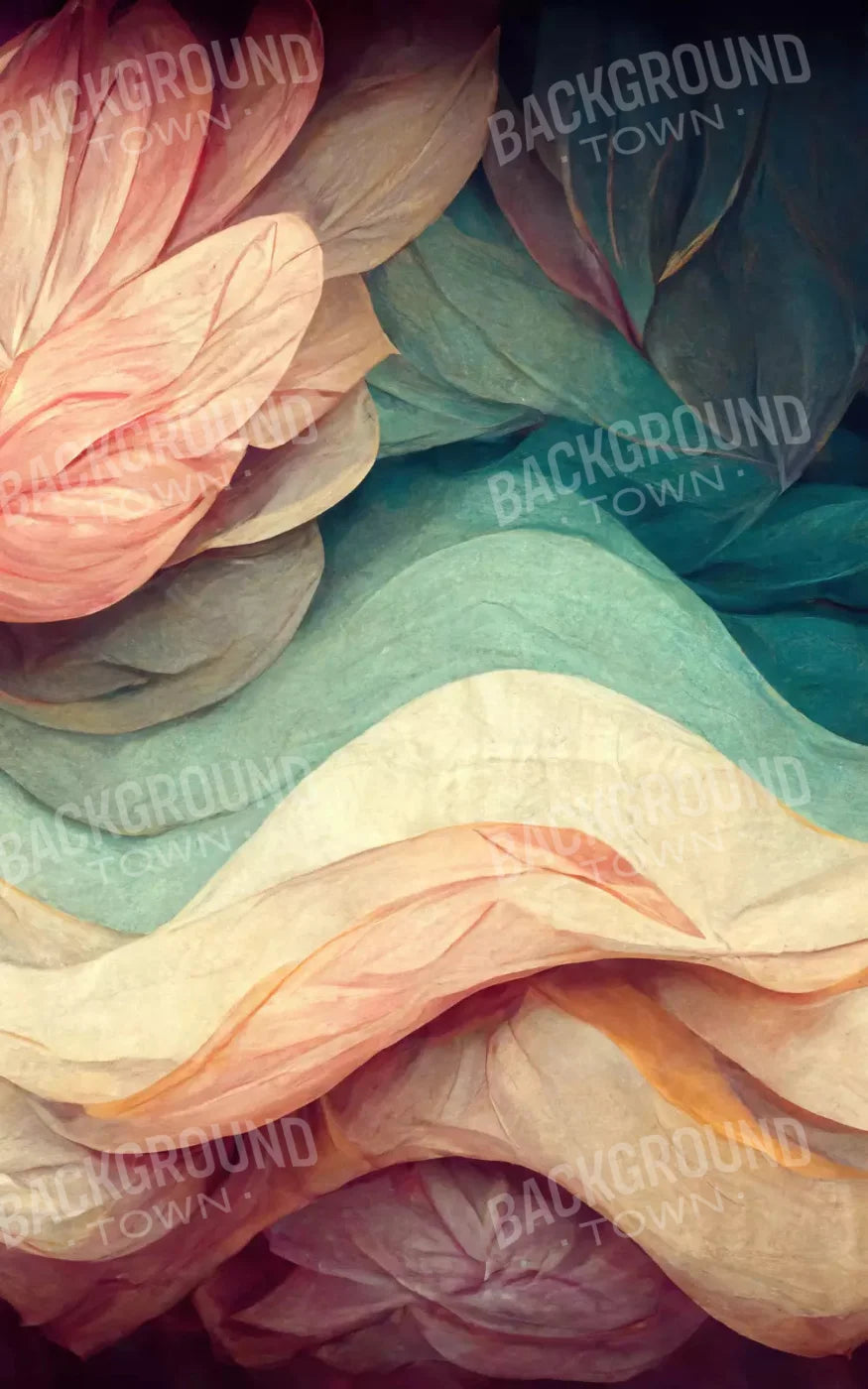 Pastel Waves 9X14 Ultracloth ( 108 X 168 Inch ) Backdrop