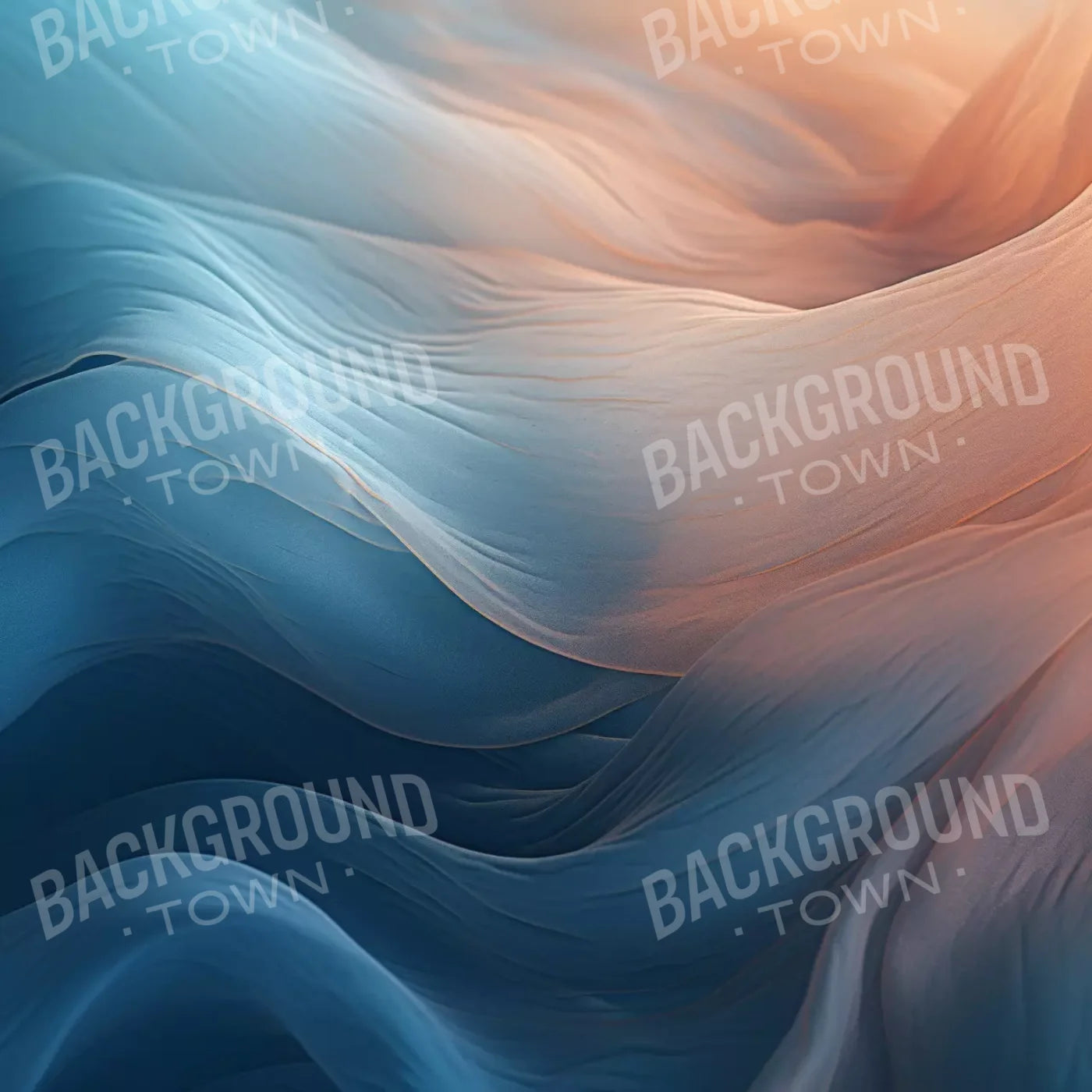 Pastel Waves I 10’X10’ Ultracloth (120 X Inch) Backdrop