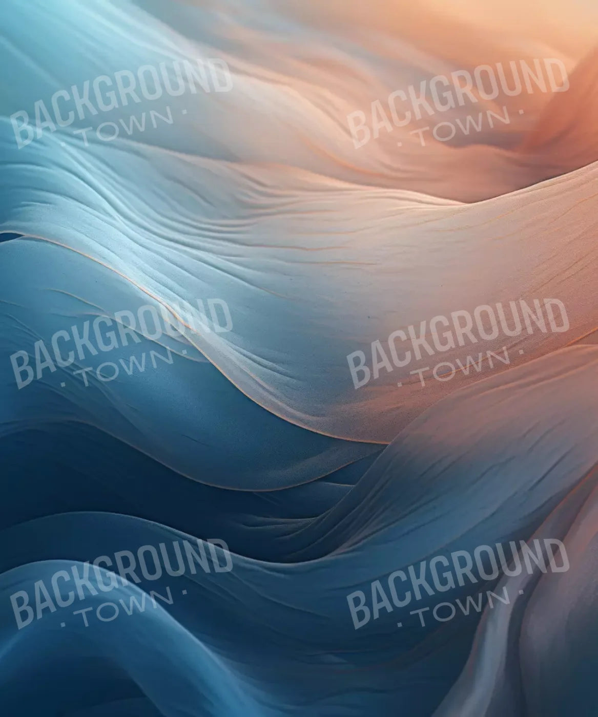 Pastel Waves I 10’X12’ Ultracloth (120 X 144 Inch) Backdrop