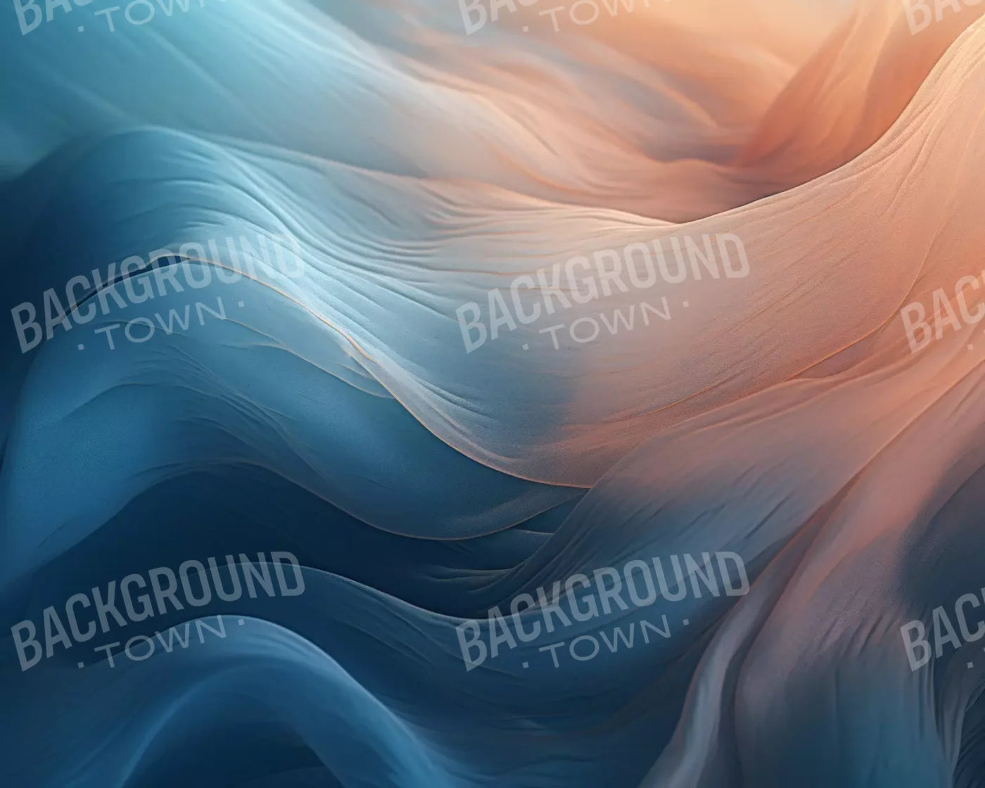 Pastel Waves I 10’X8’ Fleece (120 X 96 Inch) Backdrop
