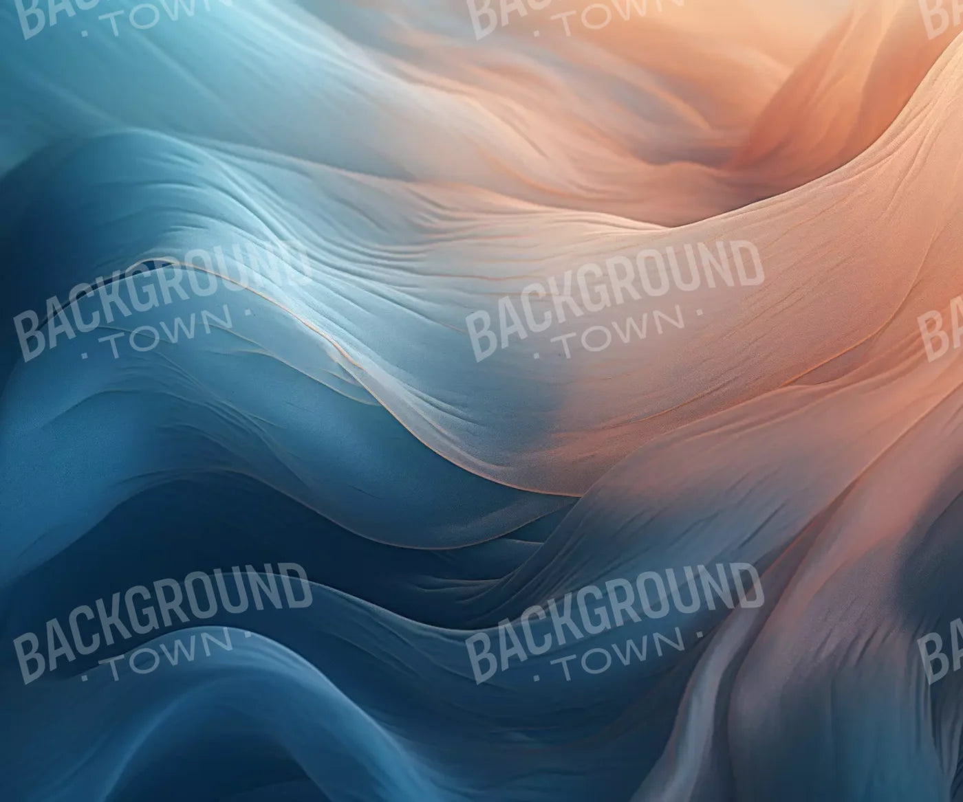 Pastel Waves I 12’X10’ Ultracloth (144 X 120 Inch) Backdrop