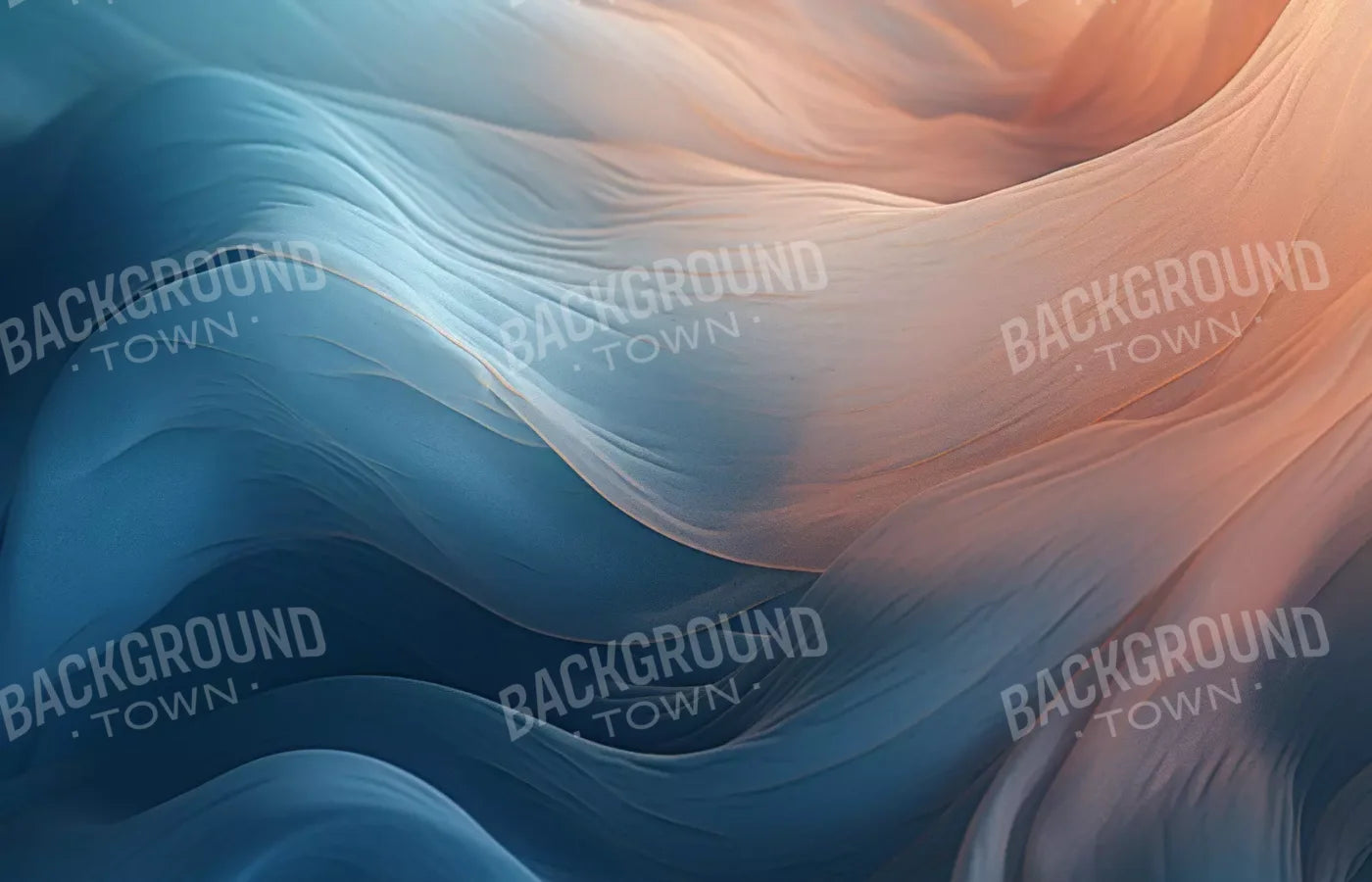 Pastel Waves I 14’X9’ Ultracloth (168 X 108 Inch) Backdrop