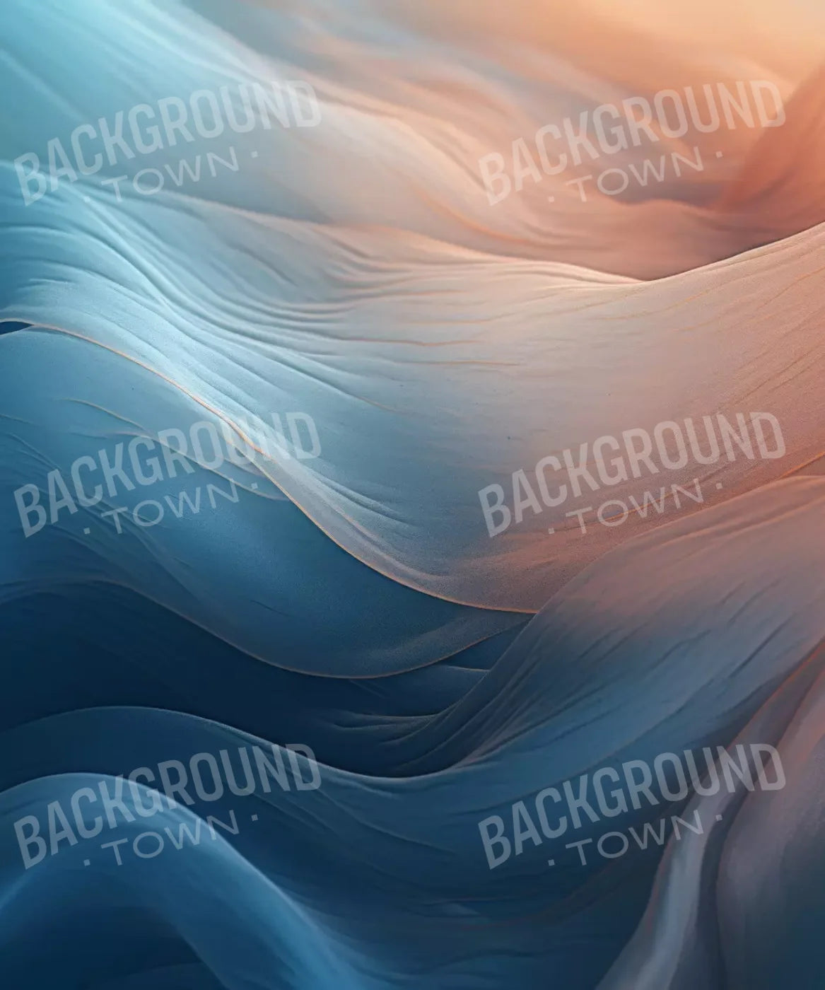 Blue, Peach Backdrop for Photography