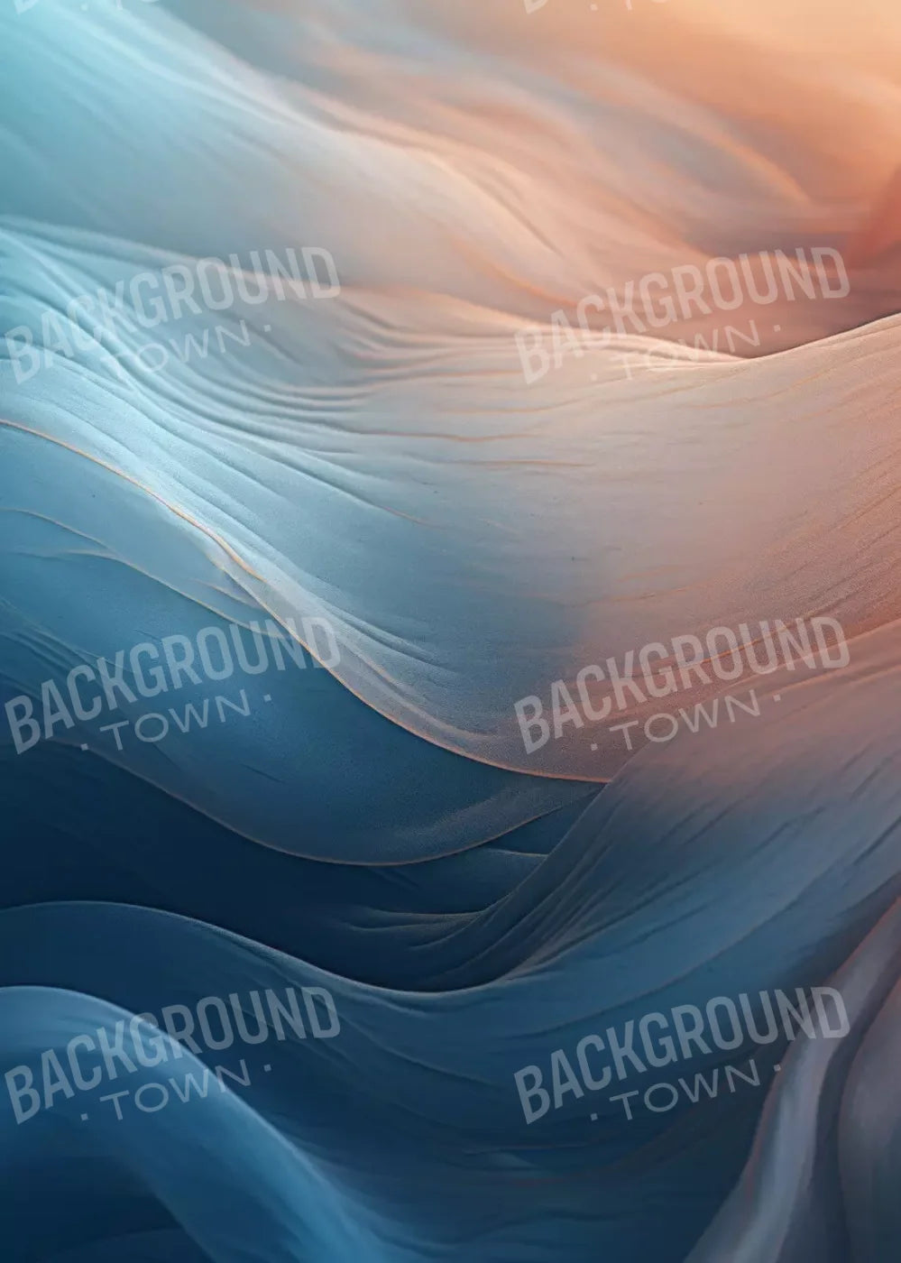 Pastel Waves I 5’X7’ Ultracloth (60 X 84 Inch) Backdrop
