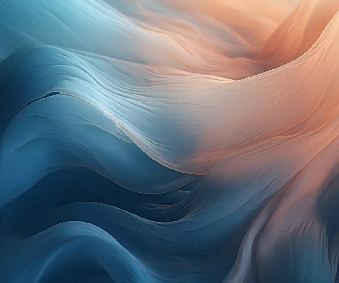 Pastel Waves I 5’X4’2 Fleece (60 X 50 Inch) Backdrop