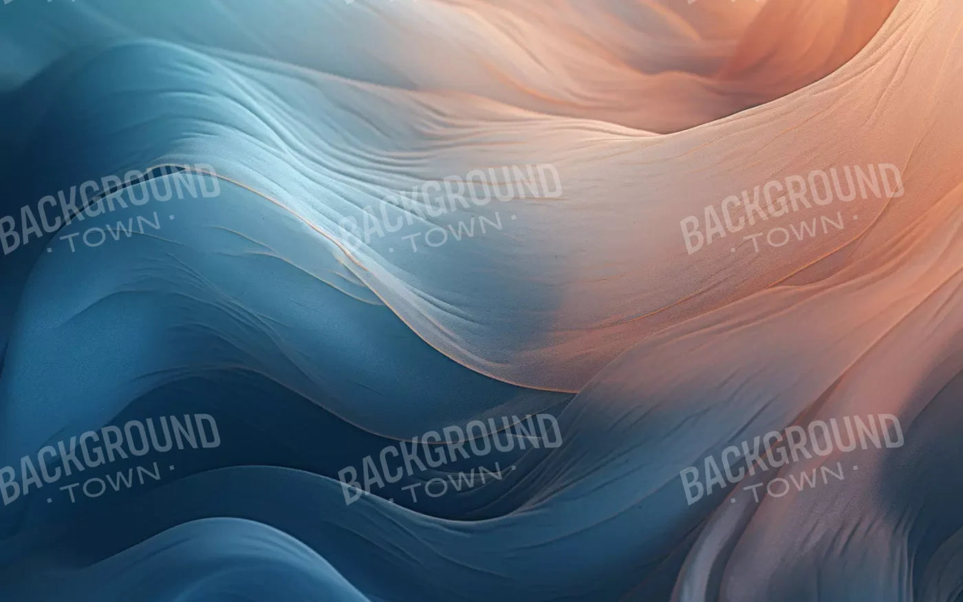 Pastel Waves I 8’X5’ Ultracloth (96 X 60 Inch) Backdrop