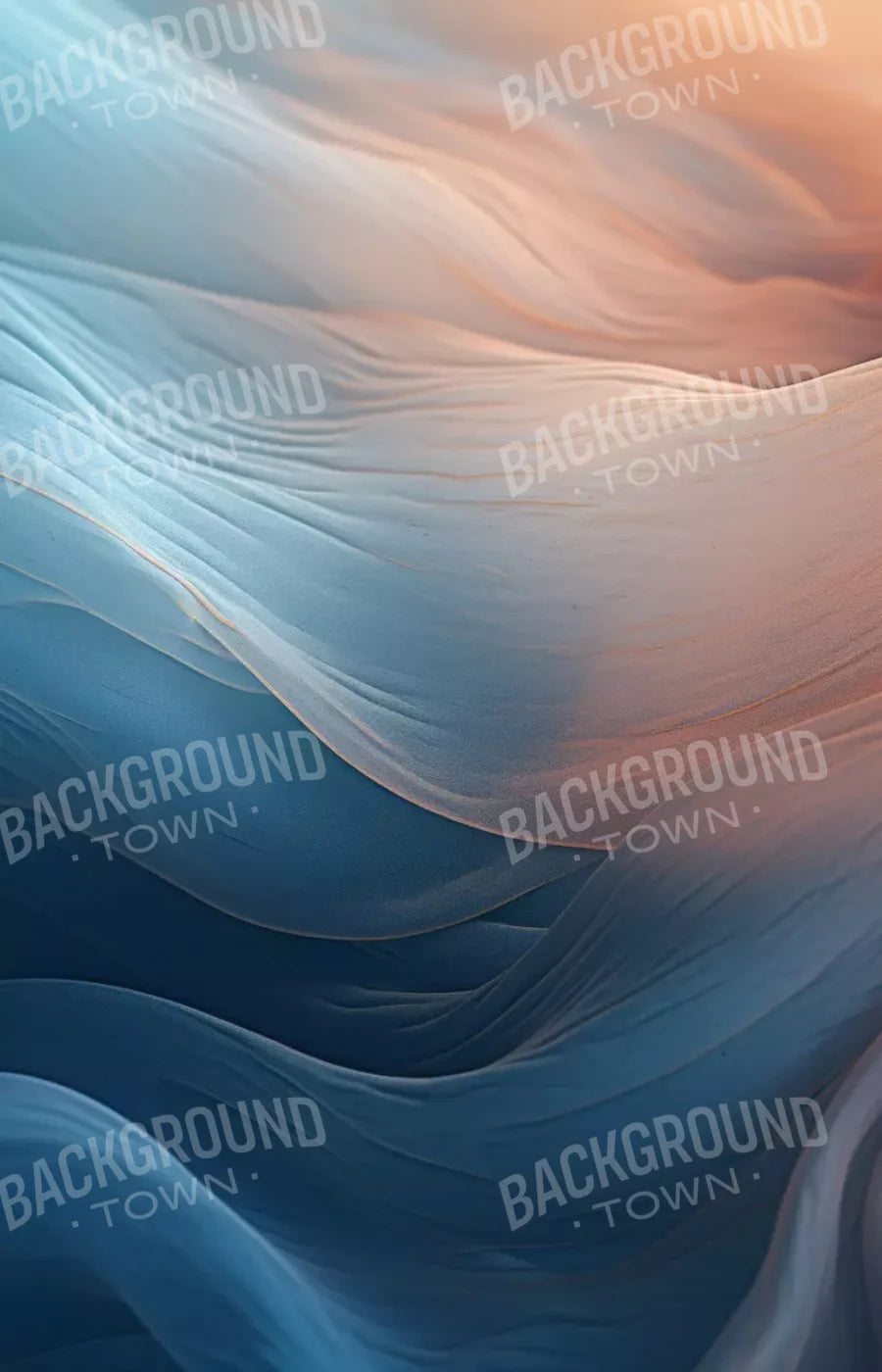 Pastel Waves I 9’X14’ Ultracloth (108 X 168 Inch) Backdrop