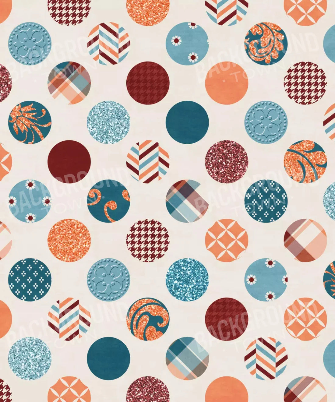 Multi-Color Pattern Backdrop for Photography