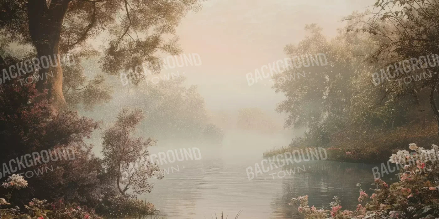 Peaceful Lake 20’X10’ Ultracloth (240 X 120 Inch) Backdrop