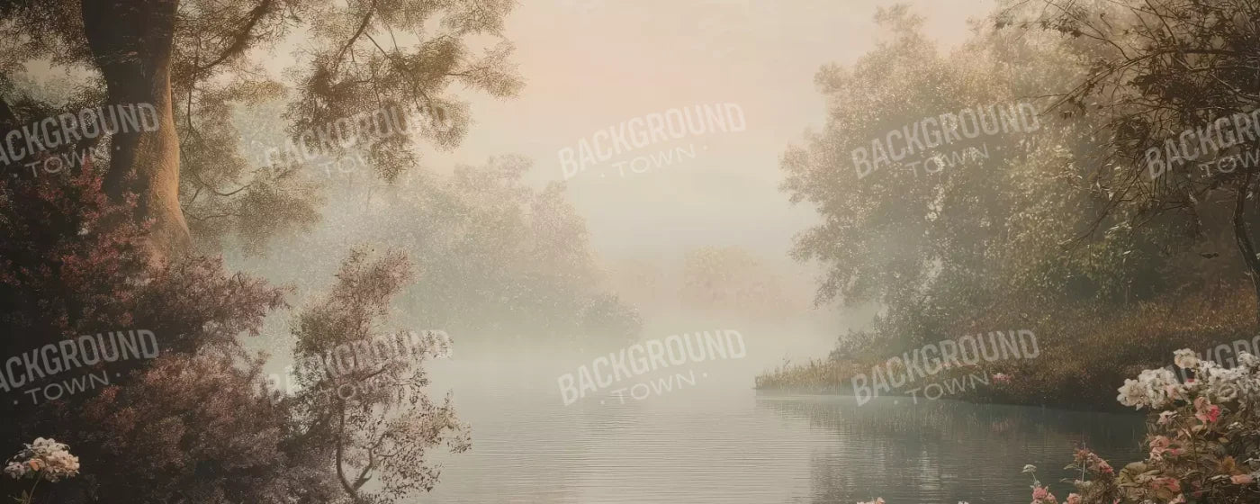 Peaceful Lake 20’X8’ Ultracloth (240 X 96 Inch) Backdrop